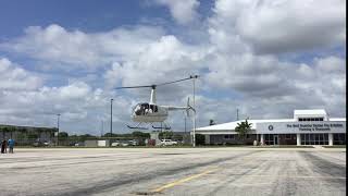 Helicopter Lifting Off From FIT Aviation