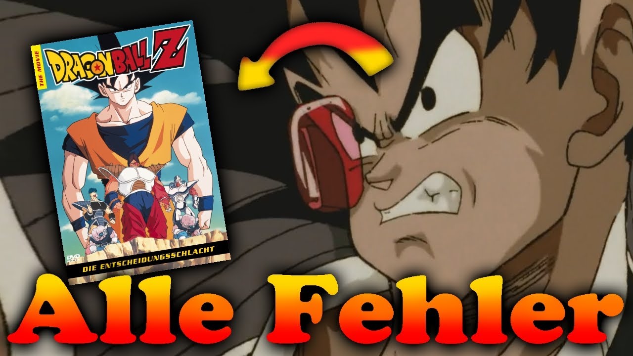 Dragon Ball Z The Movie Die Entscheidungsschlacht Alle FEHLER in Dragonball Z Movie 3 Die Entscheidungsschlacht - YouTube