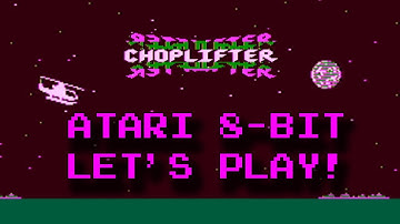 Choplifter (Atari 8-bit,  1982) - Let