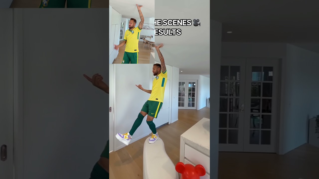Behind the scenes of Neymar's Spider-Man moment #spiderman #neymar #shakira