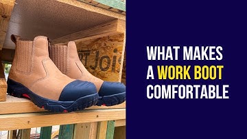 What actually makes a work boot comfortable?
