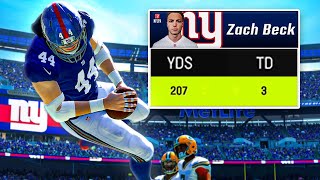 This BACKUP DOMINATED in Madden 23 New York Giants Franchise