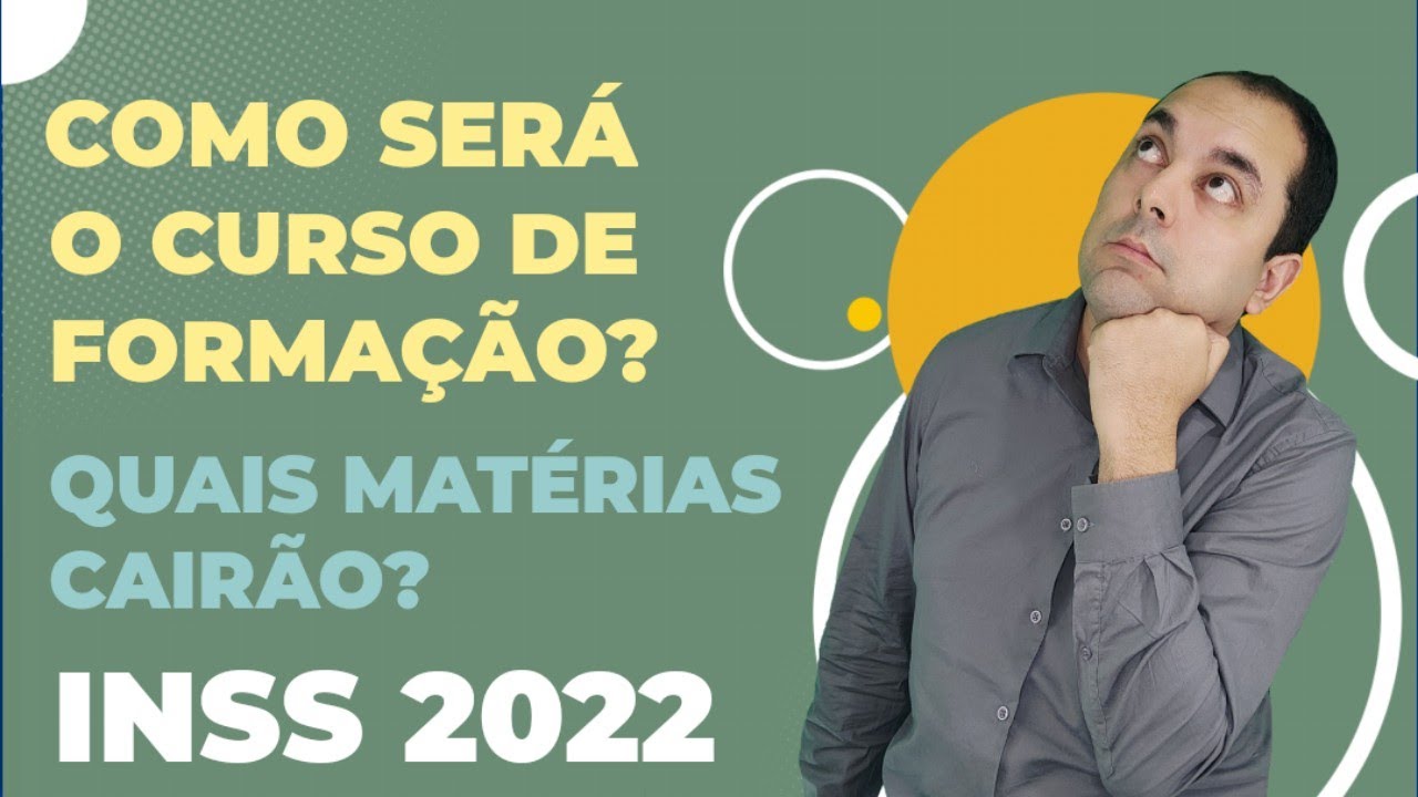 Curso de Formação INSS 2022 📚 COMO SERÁ? QUAIS MATERIAS? GASTOS? VALE A ...