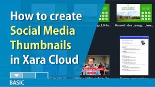 Xara Cloud: Create social media post thumbnails with Xara by Chris Menard