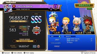 Theatrhythm Final Bar Line : The final battle (final fantasy 4) perfect chain supreme