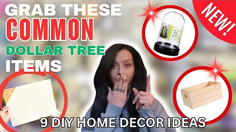 Common Dollar Tree Items Turned into Beautiful Home Decor / DIY HOME DECOR #diy #homedecor