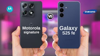 Motorola Signature 5G vs Samsung Galaxy S25 fe 5G || Full Comparison
