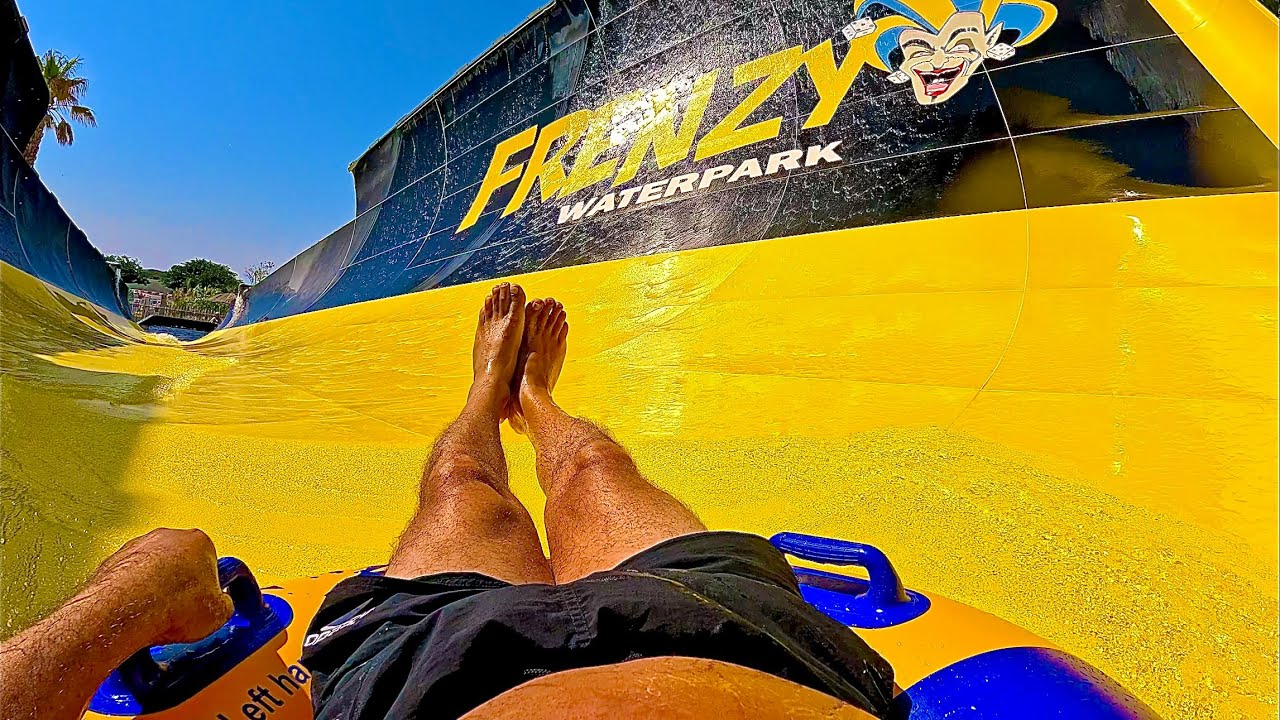Frenzy Waterpark’s Must Ride Attraction - The Giant Funnel Slide - YouTube