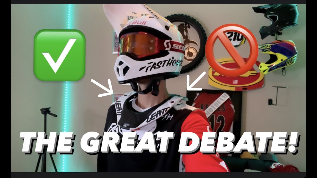 Moto-Dad Moments: to neck brace or not to neck brace