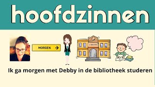 MAIN SENTENCES in DUTCH // Nederlandse hoofdzinnen (NT2 - A1/A2)