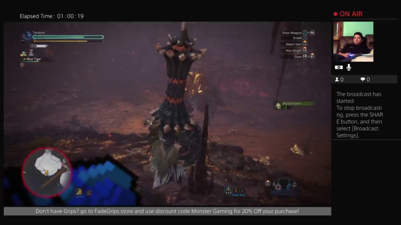 MHW 2018 PS4 Pro with /\/\onst3r. Let's explore to find the Caverns of EL Dorado!