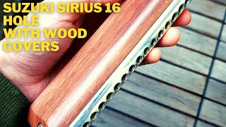 Introducing Suzuki Sirius 16 hole Wood Cover chromatic harmonica Suzuki 16 Hole Chromatic Harmonica