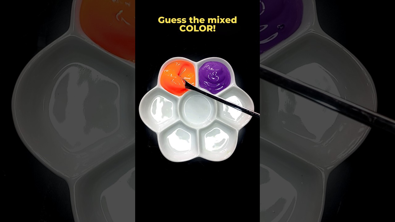 Orange + Purple = Red?! Color Theory Tested! 🔴