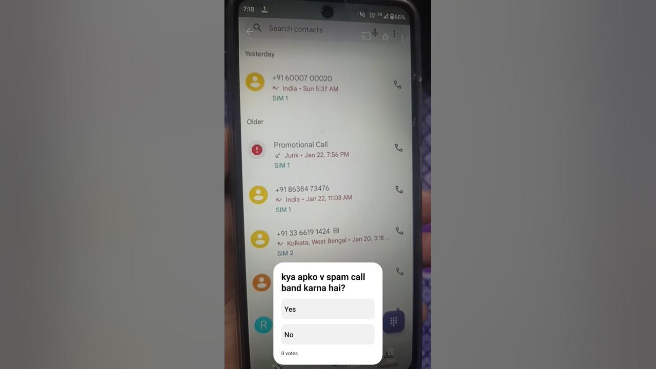 How to Block Spam Call? #shortvideo #youtubeshorts #spamcall - YouTube