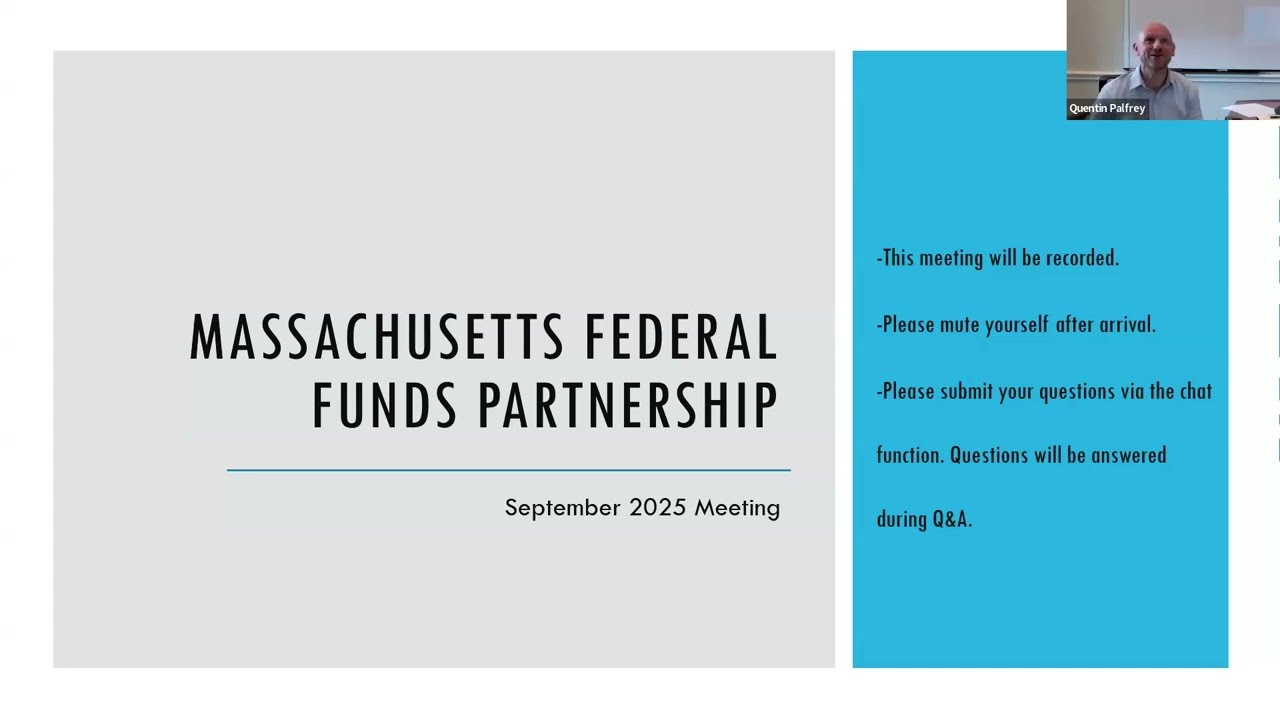 September 2025 Federal Funds Partnership Introduction