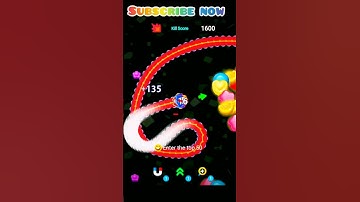worm zone io game 3d #wormszone #gaming #1ksubscribers