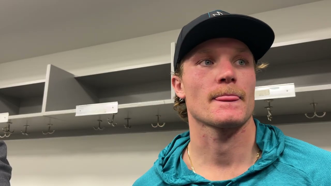 Dellandrea on Late Call To Play, Celebrini's Importance | San Jose Sharks Postgame (10.5.26)