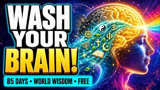 Wash your Brain with the World's Wisdom and Get the 85-Day Worldview Builder App for Free!