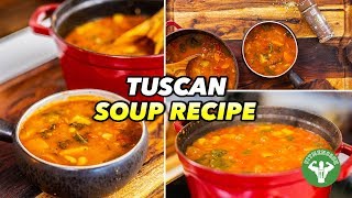 Tuscan Soup Recipe - Mediterranean Diet screenshot 1