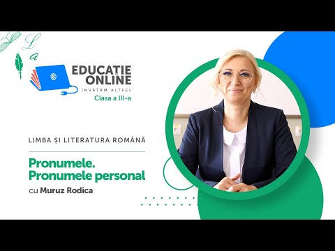 Limba și literatura română, clasa a III-a, Pronumele. Pronumele personal