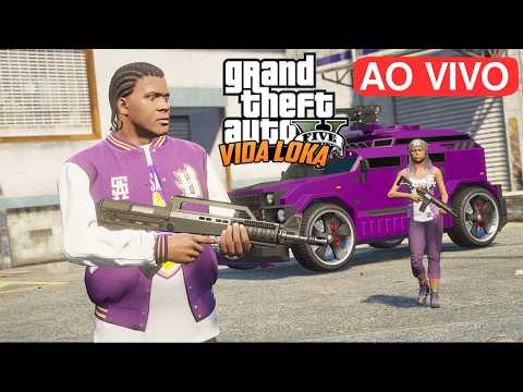 DOMINANDO TERRITORIO! - GTA V VIDA LOKA - #LIVE