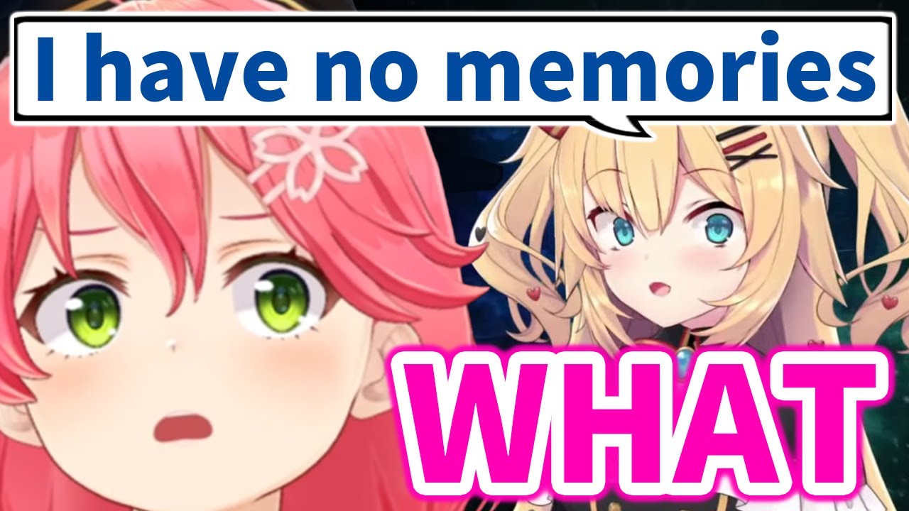 Miko's Reaction When She Learned Haachama Had Lost Her Memory of Miko【Hololive/Eng sub】