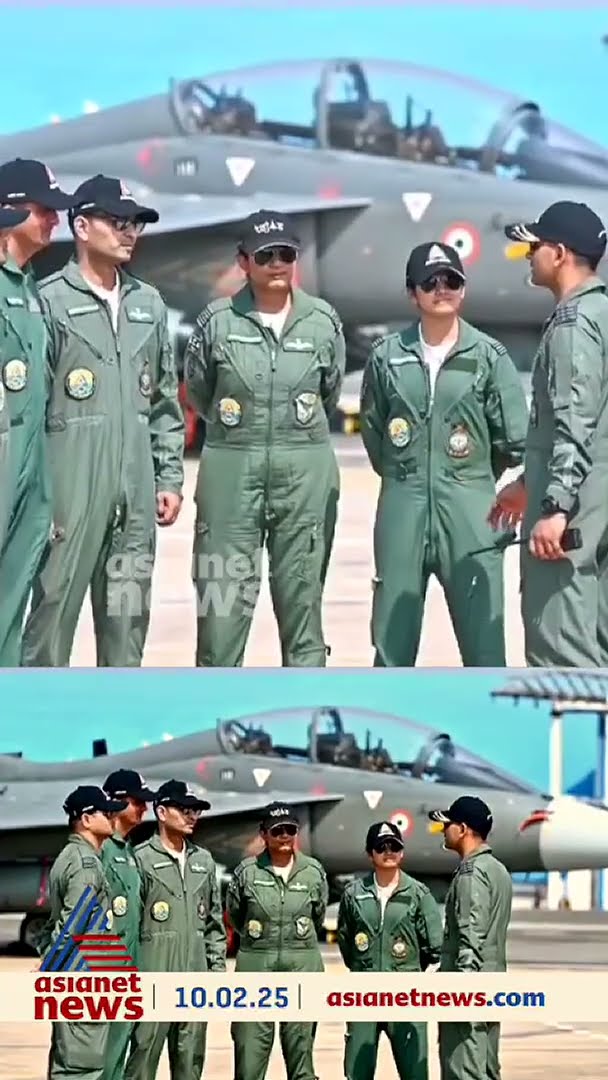 ഇത് ഫ്രണ്ട്ഷിപ്പിന്റെ പറക്കൽ; 'തേജസ്' യുദ്ധവിമാനം ഒന്നിച്ച് പറത്തി കരസേന, വ്യോമസേന മേധാവിമാർ