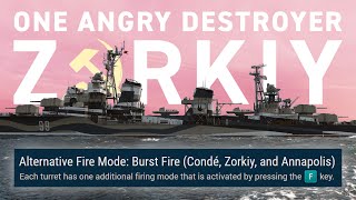 World of Warships — Zorkiy | One Angry Destroyer