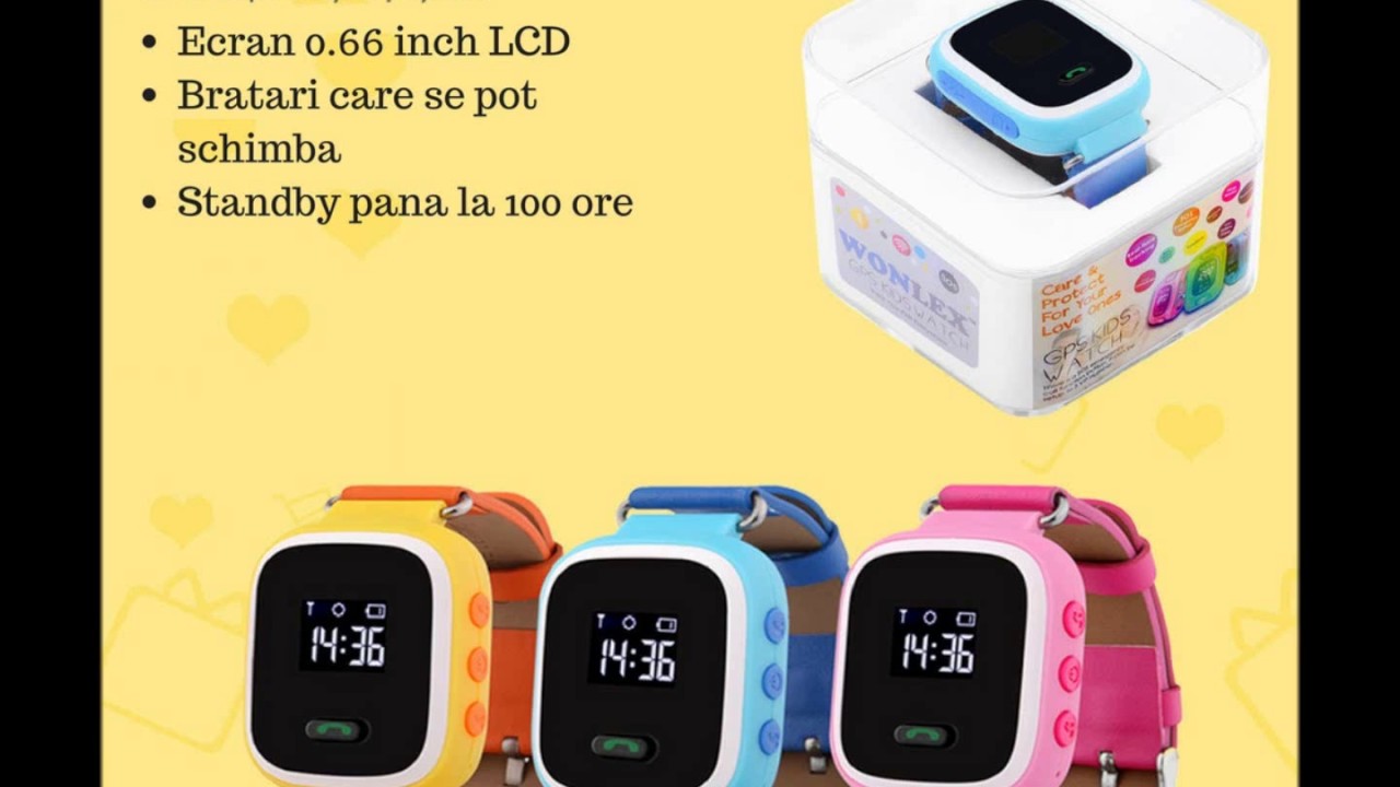 Ceas cu GPS pentru copii GW 900
