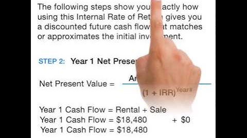 Internal Rate of Return Explained (http://realbench.net)