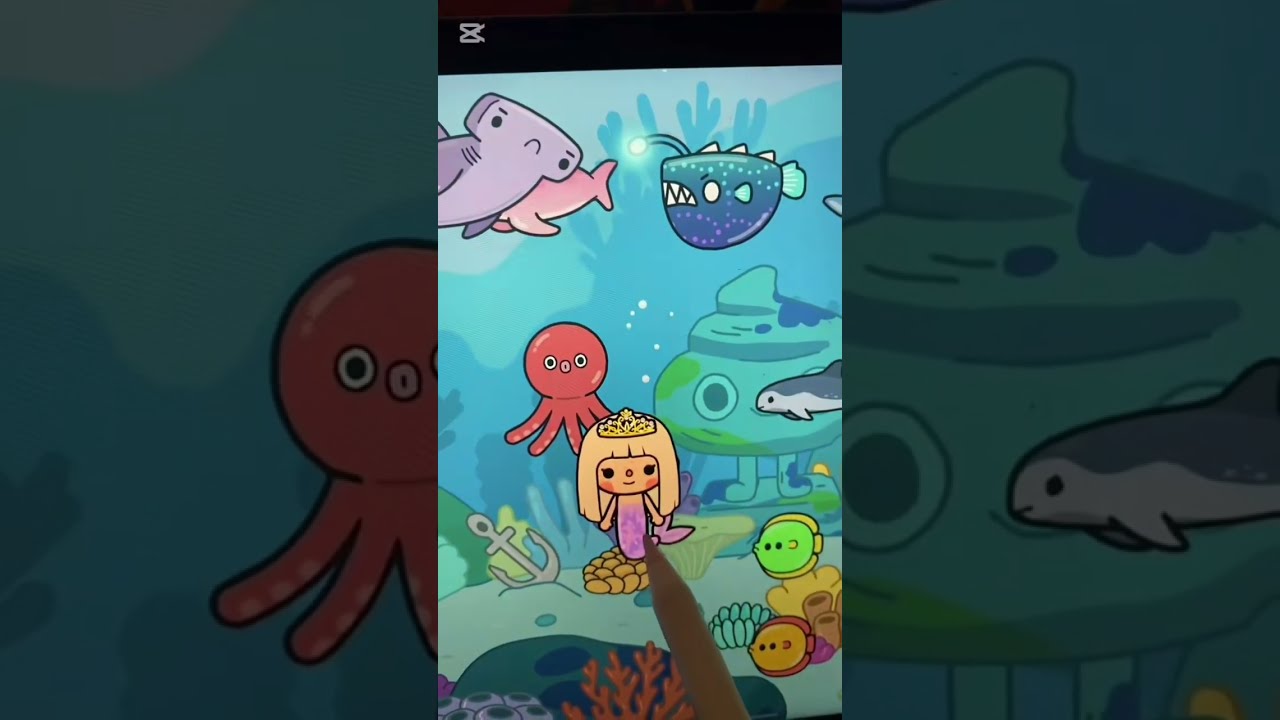 قصة ( حورية البحر ) #tocaboca #tocaadventure #tocalifeworld #اكسبلور #قصص 