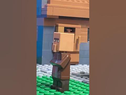 Житель из Лего майнкрафта. #легоанимация #майнкрафт #capcut #stopmotion ...