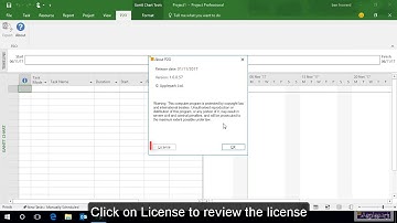 Export Project Tasks to Outlook - Activating a P2O licence