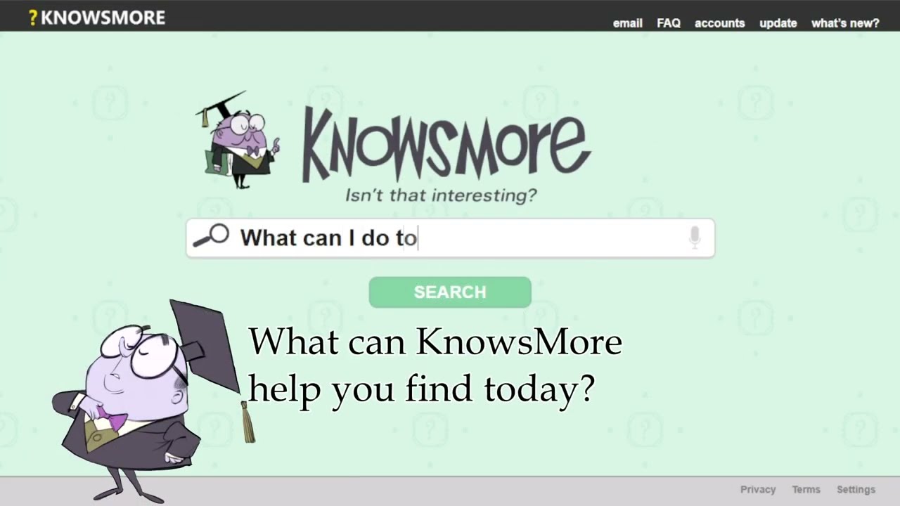 KnowsMore Website Advertisement