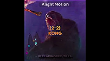 King Ghidorah VS. Kong (With Axe) #shorts