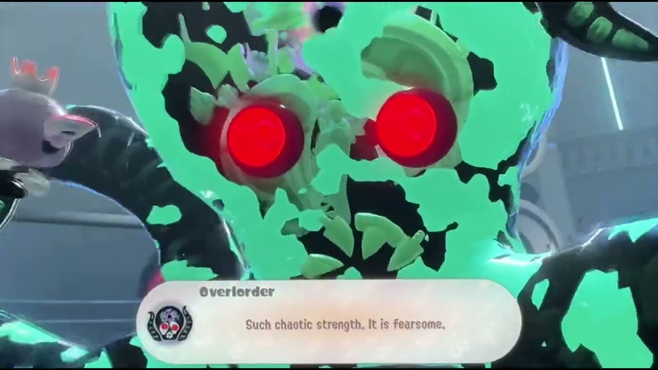 Splatoon three side order final￼ boss boss￼