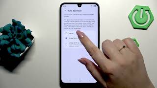 SAMSUNG Galaxy A18 – How to Enable Auto Software Update screenshot 1