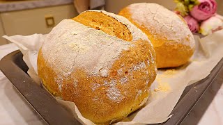 Bread in 5 minutes! I cook quickly in the morning. All the neighbors come running to try it out!