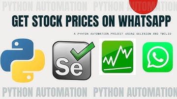 getting stock prices notified on mobile | Python Automation Ideas: