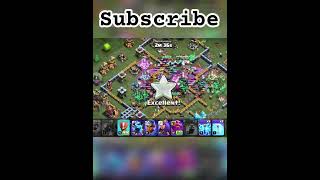 How to use the Lavaloon Puppet for 100% Destruction! #shorts #ytshorts #clashofclans #youtubeshorts