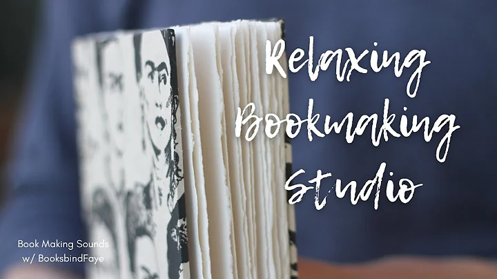 Make book with me | ASMR with Relaxing music | Real-time studio vlog