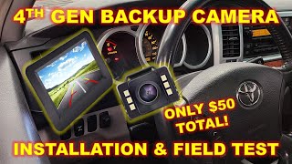 4th Gen 4Runner Backup Camera Installation - Standalone Unit! Great for a Trailer! by Enigma Engineering 11,815 views 3 years ago 10 minutes, 19 seconds