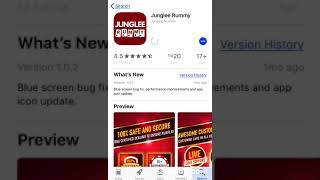 How to download JUNGLEE RUMMY IOS App screenshot 4