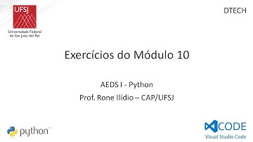 Exercícios do Módulo 10 -Introdução à Orientação a Objetos - AEDS I - UFSJ/CAP