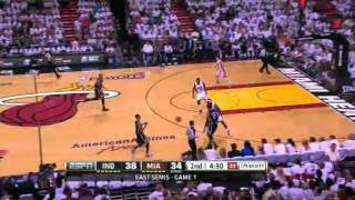 Heat vs. pacers game 1 eastern conference semi-finals 2012 nba
playoffs
