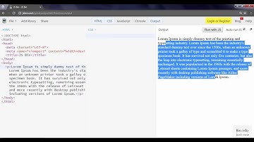 Web Tricks - Change the Selected Text Color using CSS-3