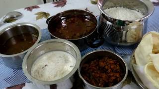 Sunday Non-Veg Lunch Routine in  tamil  /  நான் - வெஜ் லஞ்ச் ரோட்டீன்