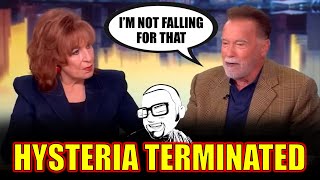 Arnold Schwarzenegger SMOKES Joy Behar's Attempt To Bash Immigration Enforcement On The View!