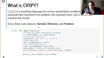 Tutorial 7: Introduction to CVXPY - IBM3103 - Carlos Castillo