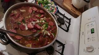 Red Beans Black Eye peas Pinto Beans all cooked together